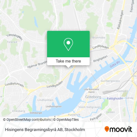 Hisingens Begravningsbyrå AB map