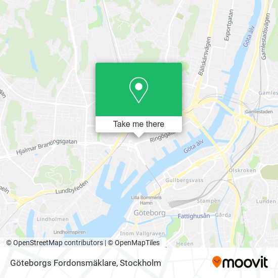 Göteborgs Fordonsmäklare map