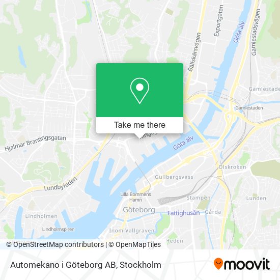 Automekano i Göteborg AB map