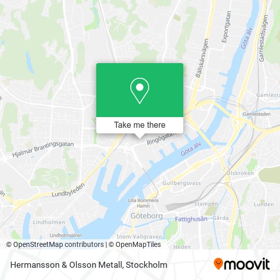 Hermansson & Olsson Metall map