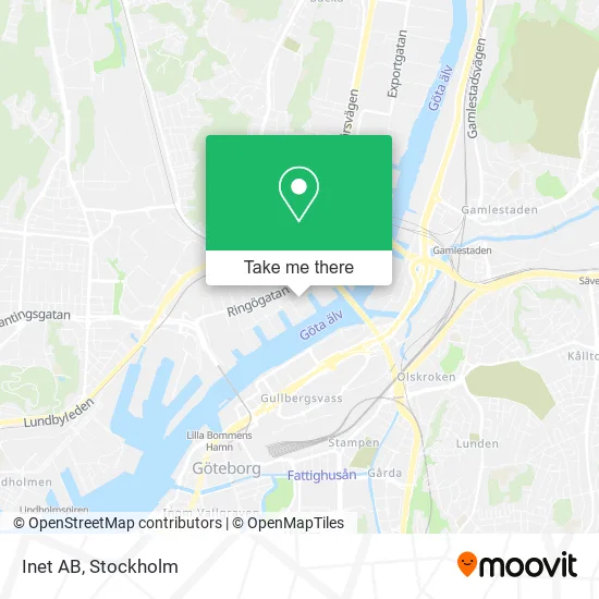 Inet AB map