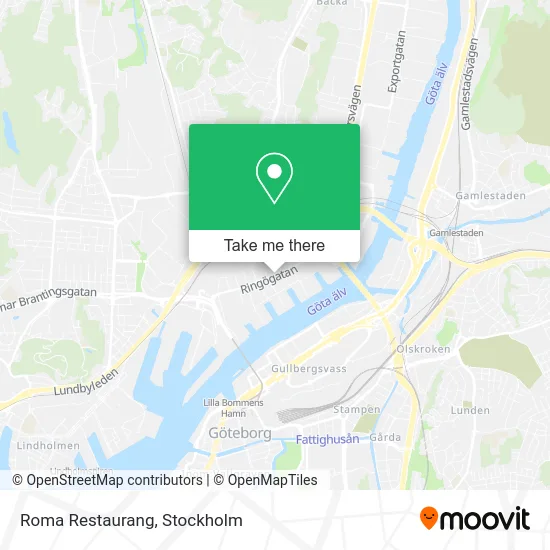 Roma Restaurang map
