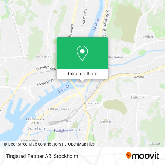 Tingstad Papper AB map