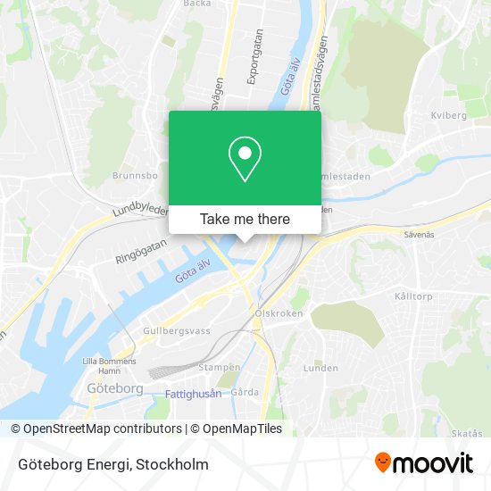 Göteborg Energi map