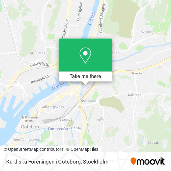 Kurdiska Föreningen i Göteborg map