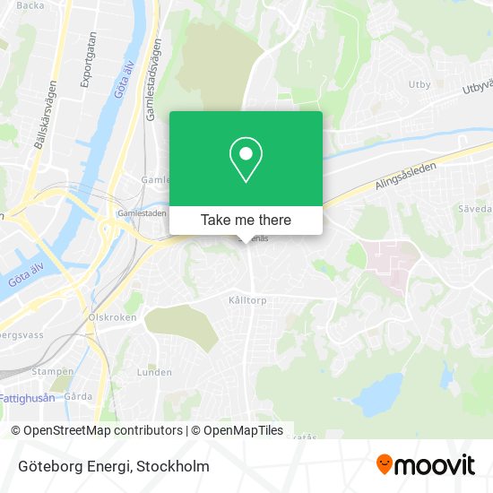Göteborg Energi map