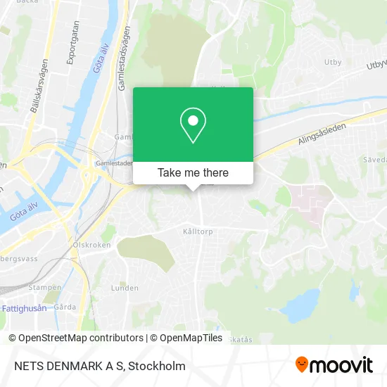 NETS DENMARK A S map