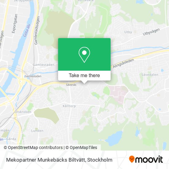 Mekopartner Munkebäcks Biltvätt map