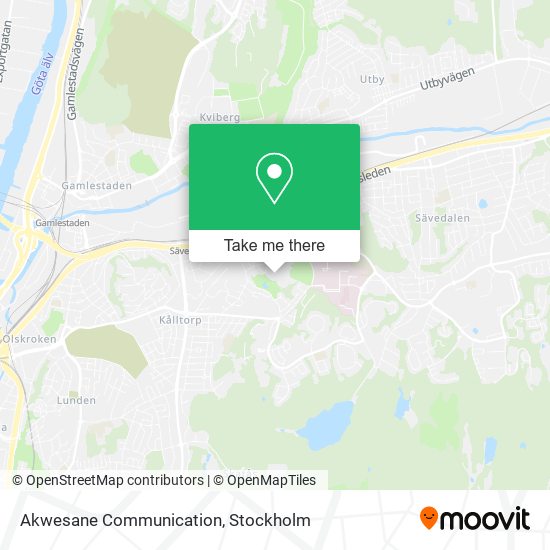 Akwesane Communication map