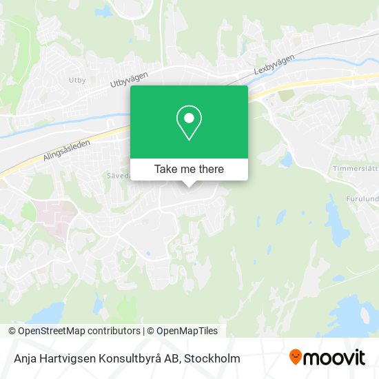 Anja Hartvigsen Konsultbyrå AB map