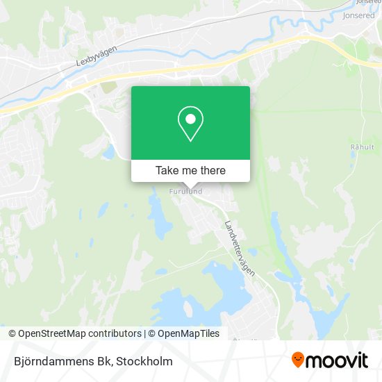 Björndammens Bk map