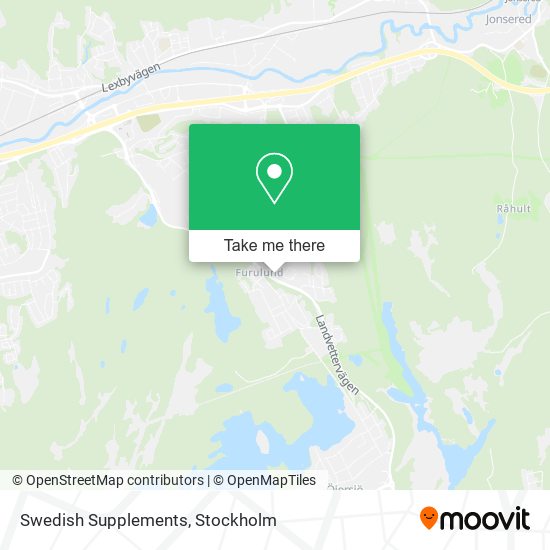 Swedish Supplements map