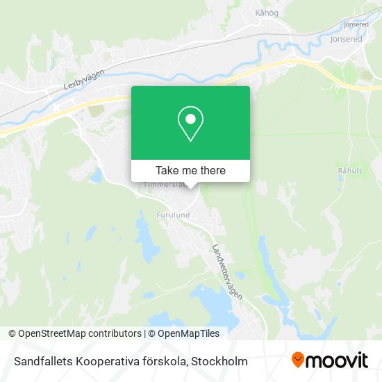 Sandfallets Kooperativa förskola map