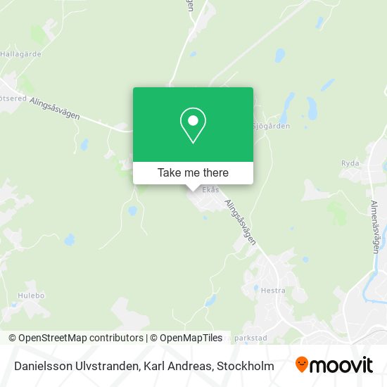 Danielsson Ulvstranden, Karl Andreas map