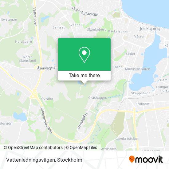 Vattenledningsvägen map