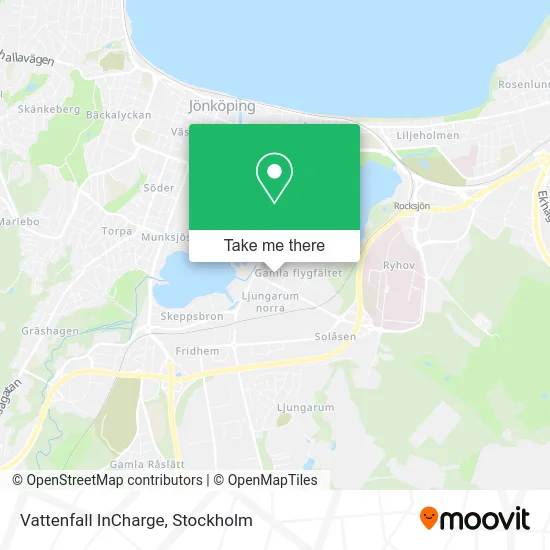 Vattenfall InCharge map