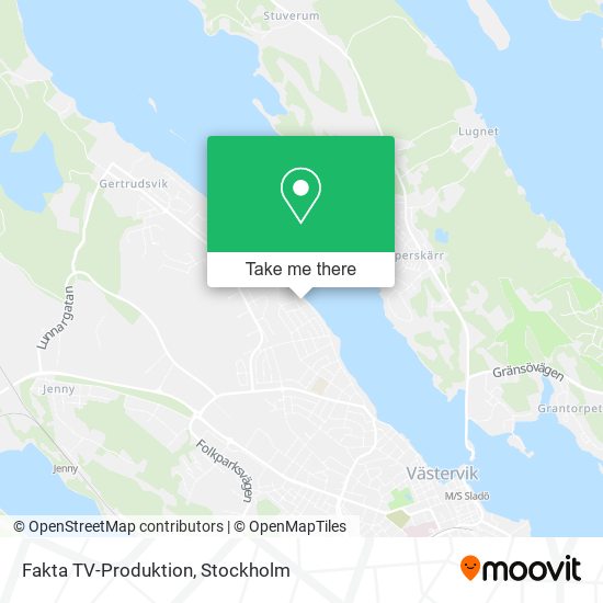 Fakta TV-Produktion map