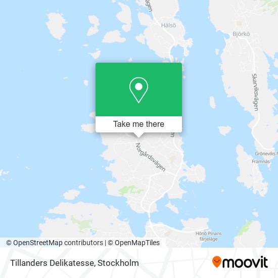 Tillanders Delikatesse map