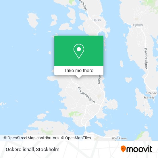 Öckerö ishall map