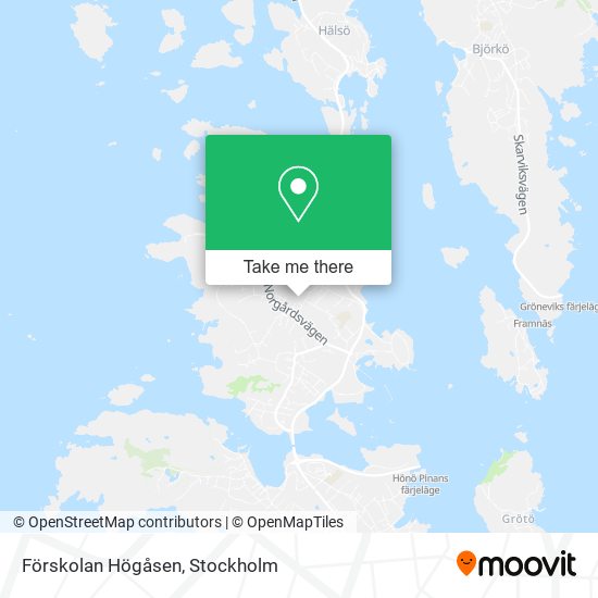 Förskolan Högåsen map