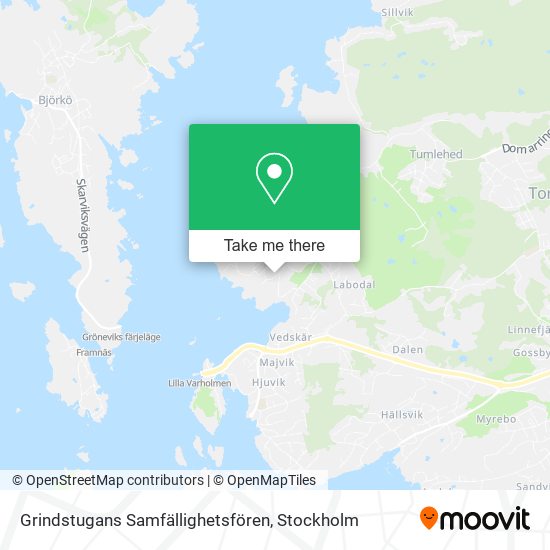 Grindstugans Samfällighetsfören map