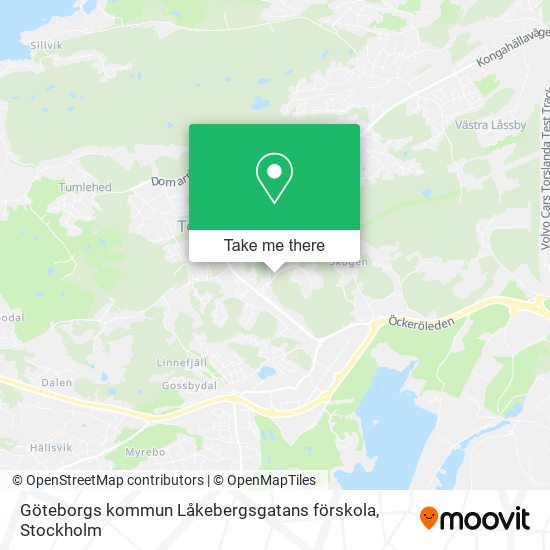 Göteborgs kommun Låkebergsgatans förskola map