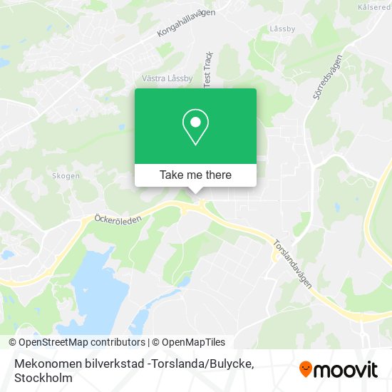 Mekonomen bilverkstad -Torslanda / Bulycke map