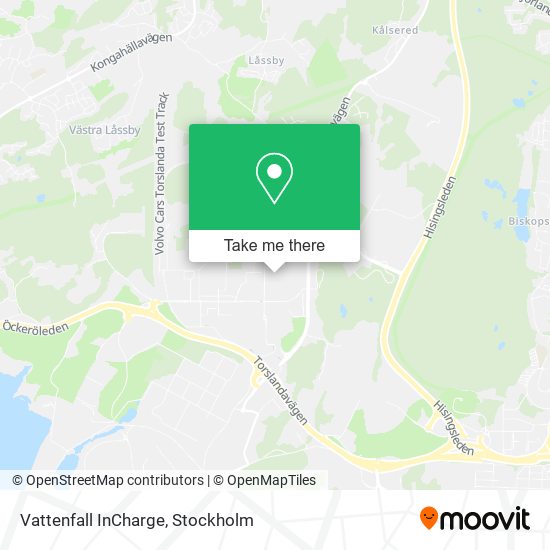 Vattenfall InCharge map