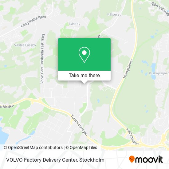 VOLVO Factory Delivery Center map