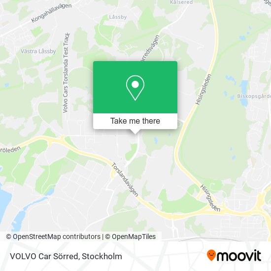 VOLVO Car Sörred map