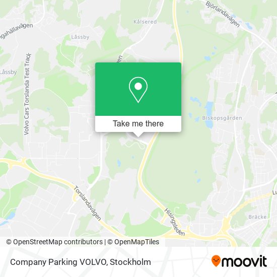 Company Parking VOLVO map