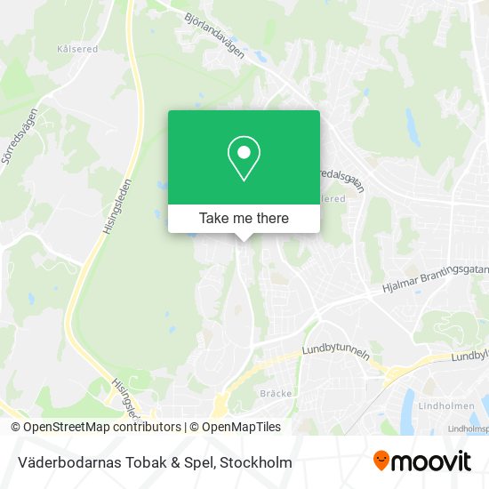 Väderbodarnas Tobak & Spel map