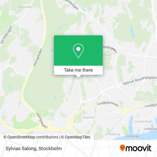 Sylvias Salong map