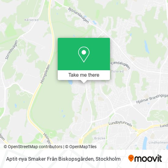 Aptit-nya Smaker Från Biskopsgården map