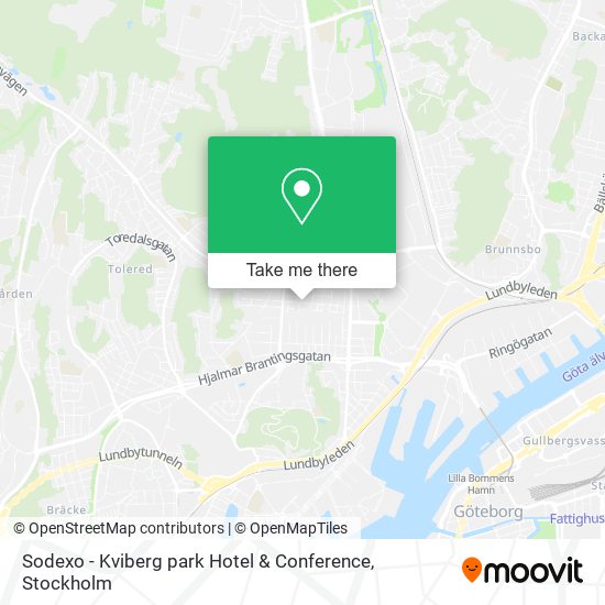 Sodexo - Kviberg park Hotel & Conference map