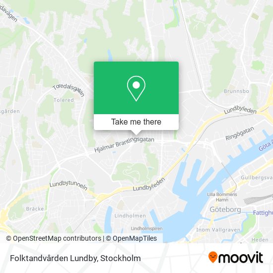 Folktandvården Lundby map