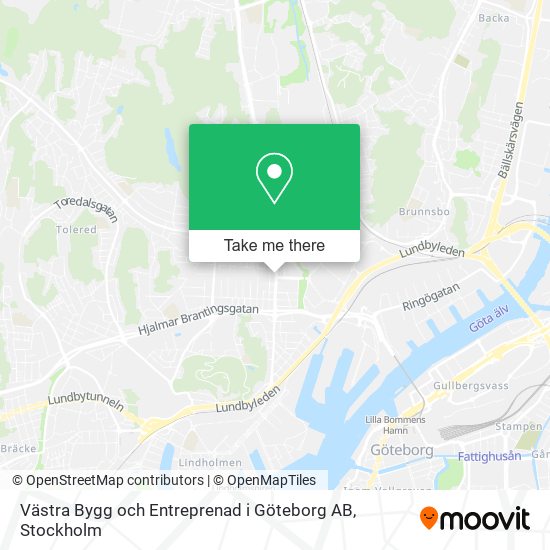 Västra Bygg och Entreprenad i Göteborg AB map