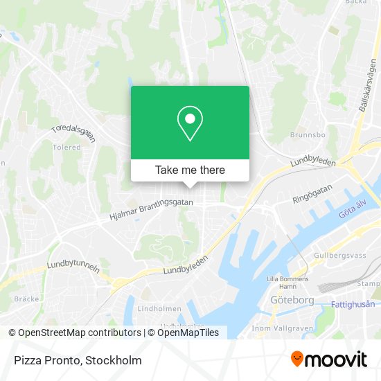 Pizza Pronto map