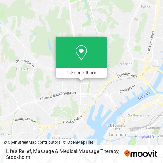 Life's Relief, Massage & Medical Massage Therapy map