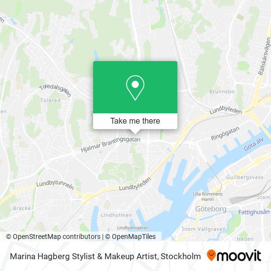 Marina Hagberg Stylist & Makeup Artist map