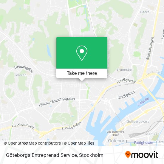 Göteborgs Entreprenad Service map