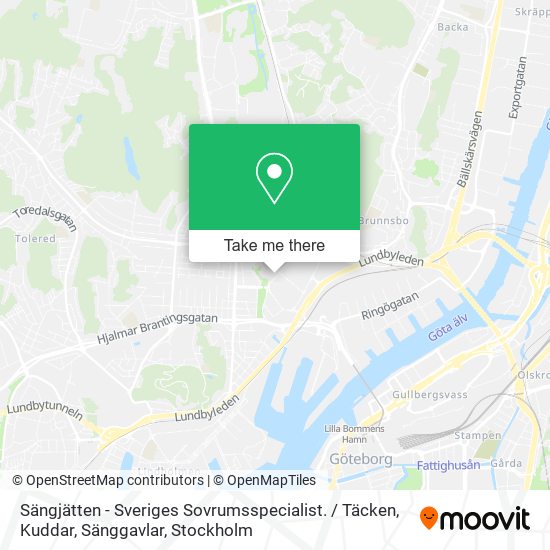 Sängjätten - Sveriges Sovrumsspecialist. / Täcken, Kuddar, Sänggavlar map