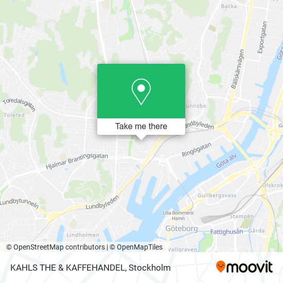 KAHLS THE & KAFFEHANDEL map