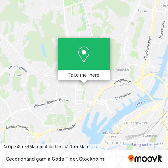 Secondhand gamla Goda Tider map