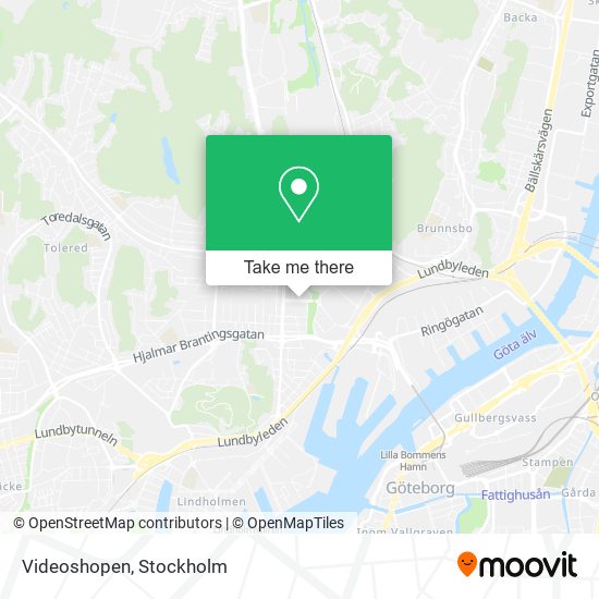 Videoshopen map