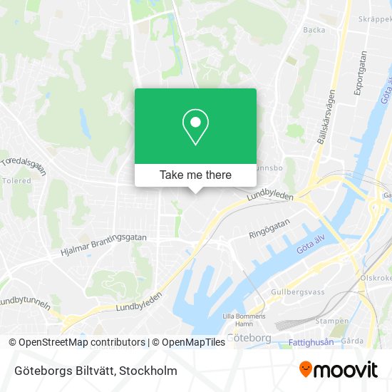 Göteborgs Biltvätt map