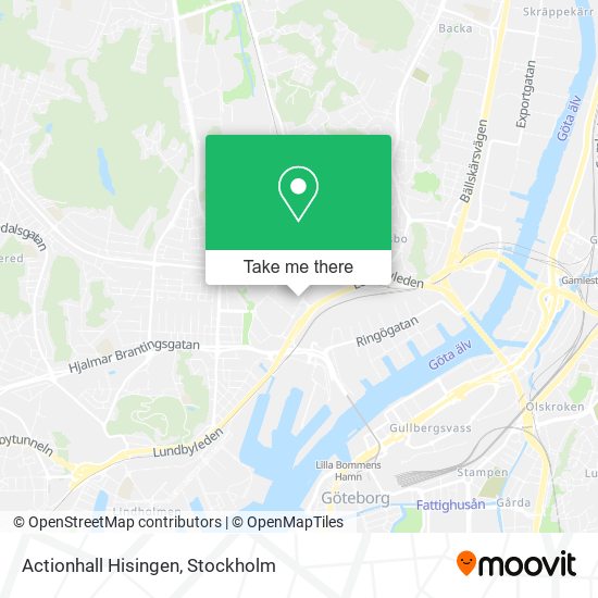 Actionhall Hisingen map