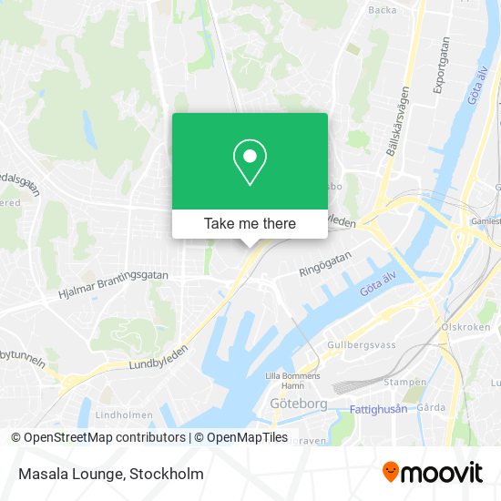 Masala Lounge map