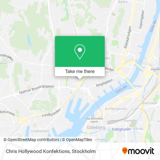 Chris Hollywood Konfektions map