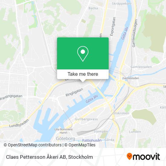 Claes Pettersson Åkeri AB map